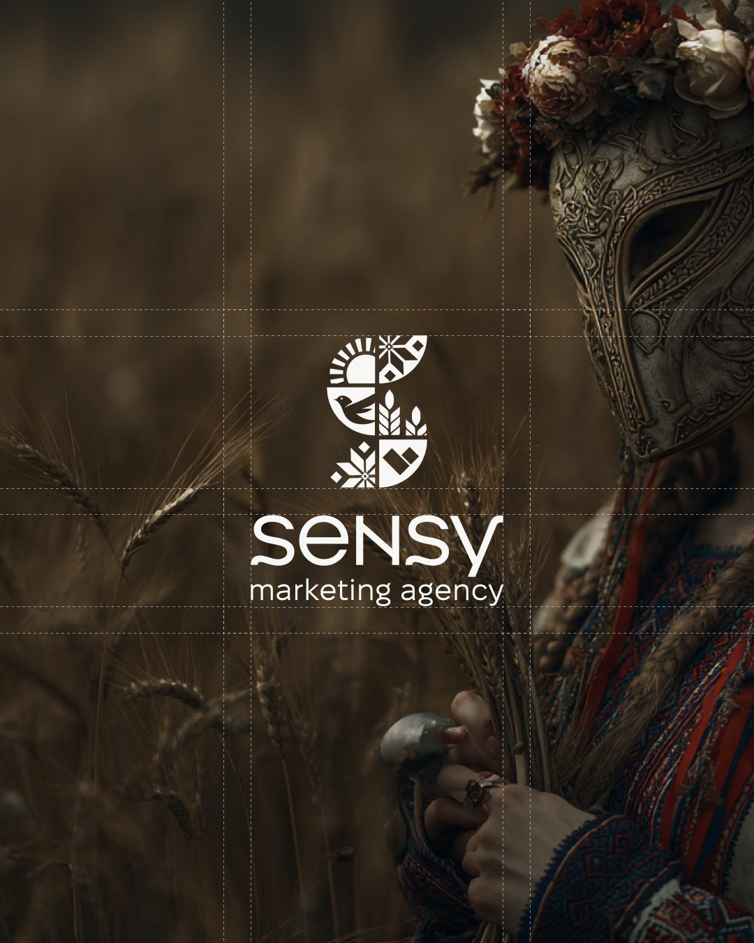 Логотип SENSY marketing agency — брендинг, робота infeel.design